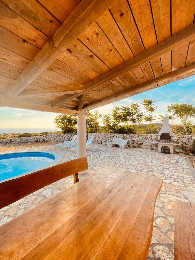 Beautiful Secluded Area Near Novalja Vacation House With Pool And Sea View Villa Lara Экстерьер фото