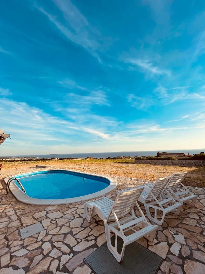 Beautiful Secluded Area Near Novalja Vacation House With Pool And Sea View Villa Lara Экстерьер фото